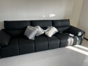 林氏家居真皮沙發(fā)客廳皮藝沙發(fā)鋼琴鍵沙發(fā)2025年升級頭層牛皮家具林氏木業(yè) 3.1m|黑茶色|加厚頭層牛皮 曬單實(shí)拍圖