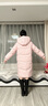 BOSIDENG25新款羽絨服女中長(cháng)款90絨連帽時(shí)尚休閑厚冬季保暖外套B250245252 櫻花蜜粉1925 S 160/84A 體重約100-110斤 曬單實(shí)拍圖