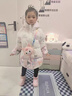 迪士尼（Disney）女童庫洛米服2024新款兒童冬季白鴨絨外套洋氣寶寶中長(cháng)款冬裝 粉色 90cm 曬單實(shí)拍圖