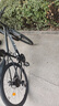 WELLCLS山地自行車成人學生鋁合金單車變速青少年公路越野男女士賽車騎行 【性價比爆款】輻條輪鋼架曜石黑 26寸21速【適合：160-180cm】 曬單實拍圖