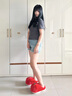 chedoir猜島大蘋(píng)頭棉拖鞋女秋冬可愛(ài)2025款室內家居學(xué)生毛毛拖鞋 紅色 38-39 【適合37-38腳穿】 曬單實(shí)拍圖