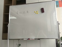 齊富90*120cm磁吸白板寫(xiě)字板可移動(dòng)辦公雙面小黑板家用教學(xué)可擦寫(xiě)兒童畫(huà)板立式帶支架記事板會(huì )議培訓 曬單實(shí)拍圖
