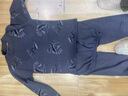 莫代爾冬季保暖內衣套裝男士德絨加絨加厚青少年學(xué)生秋衣秋褲打底衫防寒 B13灰色-中/領(lǐng) 上衣加褲子 XL 120-140斤 曬單實(shí)拍圖