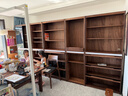 色格實(shí)木落地組合書(shū)柜黑胡桃木一體整墻書(shū)架家用靠墻組合書(shū)柜 暮色組合書(shū)柜-主推款(圖中款式) 曬單實(shí)拍圖