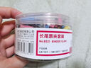 得力（deli）24只32mm彩色長(cháng)尾夾票夾 3#中號金屬燕尾夾票據文件夾辦公 24只/筒 8553ES 曬單實(shí)拍圖