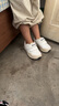 基諾浦（ginoble）學(xué)步鞋18個(gè)月-5歲童鞋25年春季男女寶寶機能鞋GW1693棉白/棕色 曬單實(shí)拍圖