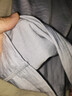 Q21【薄暖】?jì)和?00%可機洗羊毛內衣套裝男女童保暖美利奴秋衣秋褲 霜降紫【上衣】 130 曬單實(shí)拍圖