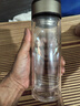 【?京東物流配送】高硼硅雙層玻璃杯大容量泡茶杯水杯子茶水分離 【雙層加厚】茶杯 350ml 1只 曬單實(shí)拍圖