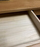無(wú)印良品 MUJI 實(shí)木書(shū)桌/（附抽屜） 桌子 自然色 寬120*長(cháng)60*高75cm 曬單實(shí)拍圖