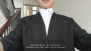 羅蒙西服套裝男士修身職業(yè)正裝西裝套裝商務(wù)伴郎服新郎服結婚禮服男裝 曬單實(shí)拍圖