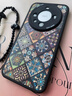 捷思碼五彩圖騰適用蘋果17promax手機(jī)殼小羊皮iphone16pro保護(hù)套15手鏈復(fù)古中國風(fēng)14pm女x新款ip13男xr情 五彩圖騰-小羊皮 全包防摔+手鏈 iPhone 14 Pro Max 曬單實拍圖