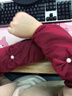 察今防水袖套女秋冬2025新款蝴蝶結可愛(ài)短款防污防臟成人上班工作套袖 防水珍珠結袖【酒紅】 曬單實(shí)拍圖