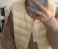 雪中飛經(jīng)典新款基礎舒適輕薄羽絨便捷短款保暖羽絨小馬甲輕盈便攜舒適 黎蔓卡其|7202-女 S 160/84A 曬單實(shí)拍圖