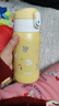 膳魔師（THERMOS）兒童保溫杯開學(xué)必備吸管杯直飲水杯小學(xué)生水壺貓狗系列3歲550ml黃 曬單實拍圖
