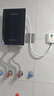 志高（CHIGO）即熱式電熱水器超薄小廚寶5500W變頻恒溫智能省電出租房家用洗澡免儲水電熱水龍頭黑色 KBR-F60 曬單實(shí)拍圖