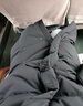 雪中飛【鵝絨】秋冬新款時(shí)尚百搭大口袋大長(cháng)款連帽女士羽絨服女 黑色|8056 M 165/88A 曬單實(shí)拍圖