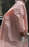 牧萌兒童雨衣帶書包位男童女童女孩加長全身學生雨披 粉色兔子 3XL 曬單實拍圖