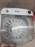 志高（CHIGO）脫水機甩干機小型迷你家用甩干桶出租房宿舍大容量單杠脫水桶烘干一體 8.6KG【不銹鋼桶加厚款加藍光】 曬單實(shí)拍圖