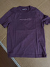 Abercrombie & Fitch男裝25秋新款美式復古棉質(zhì)寬松字母LOGO圓領(lǐng)短袖T恤175-5430 紫紅色 S (175/92A) 曬單實(shí)拍圖