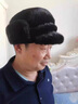 獨孤伽羅貂皮帽子男冬季中老年加厚保暖地主帽貂皮帽子整貂保暖總統皮草帽 整貂(雷克帽)黑色 S碼(5456cm) 曬單實(shí)拍圖