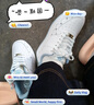 卡帕（Kappa）女鞋秋季2025新款增高小白鞋子女款休閑運動(dòng)板鞋女潮鞋 冰山藍 38 曬單實(shí)拍圖