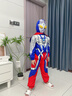 ULTRAMAN奧特曼衣服男童加絨加厚發(fā)光冬裝兒童賽羅男孩冬季套裝蜘蛛俠童裝 【賽羅】（發(fā)光眼鏡胸燈） 130 【建議身高120-130cm】 曬單實(shí)拍圖