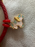 中國黃金（CHINA GOLD）18K金獨角獸項鏈女生肖馬吊墜飾品輕奢中秋節生日禮物送女友愛(ài)人 今次日達*18K獨角獸吊墜+S925鏈 曬單實(shí)拍圖