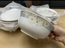 浩雅景德鎮(zhèn)陶瓷碗具套裝陶瓷米飯碗湯碗用面碗飯碗時(shí)光漫步10個(gè)裝 曬單實(shí)拍圖