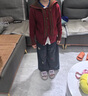 G.DUCKKIDS小黃鴨童裝女童套裝春秋2025新款兒童衣服女孩中大童條紋毛衣褲子 毛衣+牛仔褲子套裝 160 建議150-160cm12-13歲 曬單實(shí)拍圖