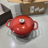 雙立人（ZWILLING）【馬柏全同款】琺瑯鍋湯鍋圓形燉鍋鑄鐵鍋煲湯鍋燉湯鍋 紅色24cm 曬單實(shí)拍圖