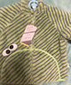 巴拉巴拉兒童外套男童衣服女童秋冬寶寶珊瑚絨童裝嬰兒萌 綠色調00344 100 cm 曬單實(shí)拍圖