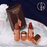 CHARLOTTE TILBURY（CT）口紅唇膏啞光吻痕枕邊話(huà)小樣旅行裝 紅棕豆沙色顯白 枕邊話(huà) 溫柔裸粉色 1.1g 曬單實(shí)拍圖