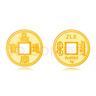 金小貅黃金吊墜足金999五帝幣手鏈轉運珠金錢(qián)幣DIY編繩手串手繩 1g,單個(gè)順治通寶-不含編繩 曬單實(shí)拍圖