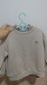 無(wú)印良品 MUJI 大童 起毛 高領(lǐng) 長(cháng)袖T恤 兒童童裝  CBG11A2A 淺棕色 110cm 曬單實(shí)拍圖