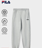 FILA 斐樂(lè )官方針織長(cháng)褲2025秋季休閑衛褲男寬松收口運動(dòng)褲加絨 曬單實(shí)拍圖
