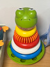 Hape兒童疊疊圈層層樂(lè )玩具青蛙花式圓環(huán)堆塔可發(fā)聲搖鈴E0457 曬單實(shí)拍圖