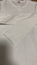 優(yōu)衣庫女裝柔軟羅紋圓領(lǐng)T恤長(zhǎng)袖純色基礎(chǔ)款474400 479590 470124 474400/00白色 M 曬單實(shí)拍圖