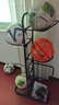 AEY家用籃球收納架室內足球球架擺設運動(dòng)器材球架體育球拍收納筐 曬單實(shí)拍圖