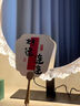 太陽(yáng)花化妝鏡新款網(wǎng)紅臺式梳妝臺式鏡桌面led燈臥室發(fā)光智能鏡子 寬度43厘米/高度50厘米-插電三色變光 1件 黑色底座 曬單實(shí)拍圖