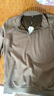 富紳（Virtue）男士拉鏈長(cháng)袖休閑桑蠶絲抓絨保暖純色外穿上衣秋冬 深咖 XL 曬單實(shí)拍圖