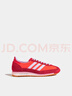 adidas馬思純同款 T頭鞋 SL 72 OG復古薄底運動(dòng)鞋阿迪達斯三葉草 紅熒光/淺猩紅   37 曬單實(shí)拍圖
