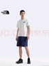 北面（The North Face）速干衣短袖T恤戶(hù)外舒適透氣春夏新款男款TheNorthFace|8D7C FN4/雪峰白 M /170 曬單實(shí)拍圖