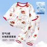 迷你木木屋兒童睡衣春夏男童女童薄家居服套裝寶寶夏天薄款服裝 草莓熊 110 曬單實(shí)拍圖