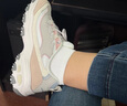 斯凱奇（Skechers）奶茶熊女鞋秋季厚底老爹鞋軟底百搭熊貓鞋休閑運動(dòng)鞋149238 曬單實(shí)拍圖