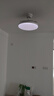 歐普（OPPLE）風(fēng)扇燈吊扇燈24瓦LED照明低噪音餐廳臥室吊燈燈具包安裝 冰風(fēng)白 曬單實(shí)拍圖
