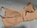 ubras無(wú)尺碼輕薄浪花領(lǐng)文胸透氣內衣女聚攏承托無(wú)鋼圈胸罩 桃粉沙色 均碼 mini版（80-100斤）背勾文胸 曬單實(shí)拍圖