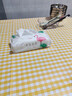 奧柏來(lái)桌布戶(hù)外露營(yíng)野餐墊防水防油防燙免洗格子餐桌布田園風(fēng)踏春桌墊 菊黃小格 100*160cm 曬單實(shí)拍圖