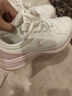 喬丹女鞋運動(dòng)鞋夏季網(wǎng)面透氣跑步鞋減震運動(dòng)鞋舒適軟底皮面防水春季 象牙白/白桃粉 皮面防水 37 曬單實(shí)拍圖