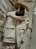 GG VH CK品牌輕奢羽絨服中長(cháng)款男女冬季新款防寒休閑保暖情侶裝冬裝外套 卡其 | 甄選90%鵝絨（男女同款） 2XL 曬單實(shí)拍圖