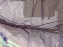雪中飛【可拆卸帽輕薄羽絨服】秋冬新品高蓬松鴨絨中大童裝保暖兒童外套 白底紫藍; 130 曬單實(shí)拍圖